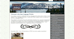 Desktop Screenshot of innu-aimun.ca